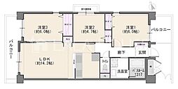 メゾン・ド・ルミネ東大宮 3LDKの間取図画像