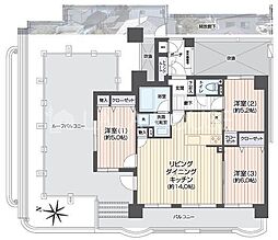 間取図画像 3LDK