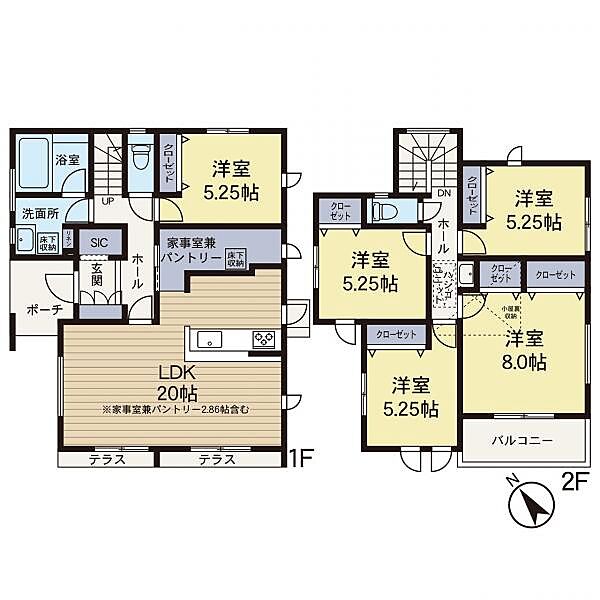間取りを拡大表示