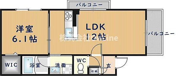 オアシス ｜大阪府八尾市泉町2丁目(賃貸アパート1LDK・3階・40.04㎡)の写真 その2