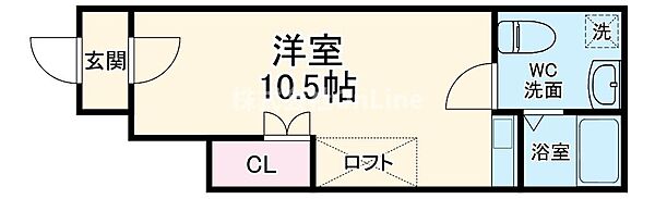 大阪府東大阪市岩田町6丁目(賃貸アパート1R・1階・30.20㎡)の写真 その2