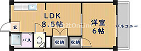 柴本マンション  ｜ 大阪府八尾市小阪合町1丁目（賃貸マンション1LDK・3階・30.78㎡） その2