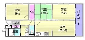 近鉄柏原ガーデンハイツ 504 ｜ 大阪府柏原市大正1丁目6-20（賃貸マンション3LDK・5階・62.99㎡） その2