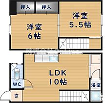 八尾木文化  ｜ 大阪府八尾市八尾木6丁目（賃貸アパート2LDK・1階・50.00㎡） その2