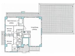 ラナイクラルテ29 3LDKの間取図画像