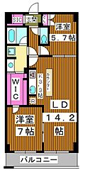 ザ・ケンジントン・レジデンスときわ台 2LDKの間取図画像