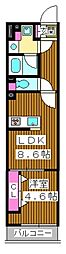 アーバンパーク成増2 1LDKの間取図画像