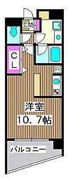 グレイスコート志村三丁目 ワンルームの間取図画像