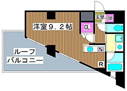 Bシティアパートメントイタバシノース 1Kの間取図画像