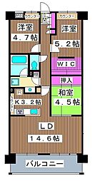 コンフォリア高島平2号館 3LDKの間取図画像