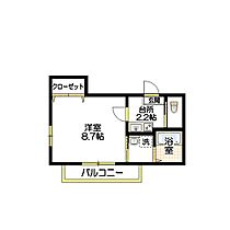 へーベル天文 202 ｜ 兵庫県明石市天文町2丁目5（賃貸アパート1K・2階・29.12㎡） その2