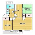 狩口台9団地28号棟4階5.5万円