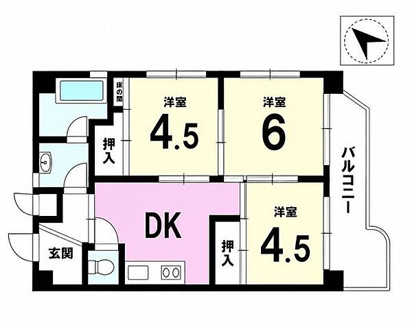 間取りを拡大表示