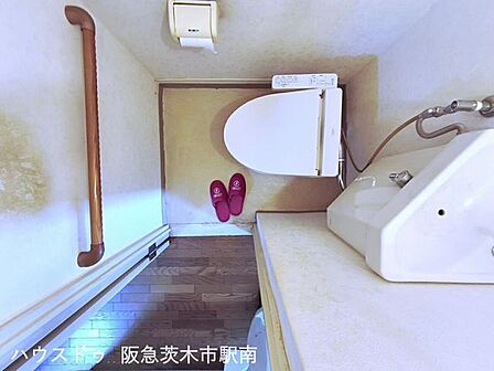 トイレを上から見た様子