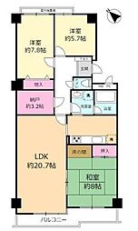 間取図画像 3SLDK