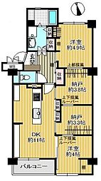 間取図画像 2SLDK