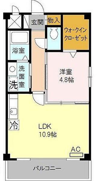 兵庫県姫路市大津区真砂町(賃貸マンション1LDK・2階・42.00㎡)の写真 その2