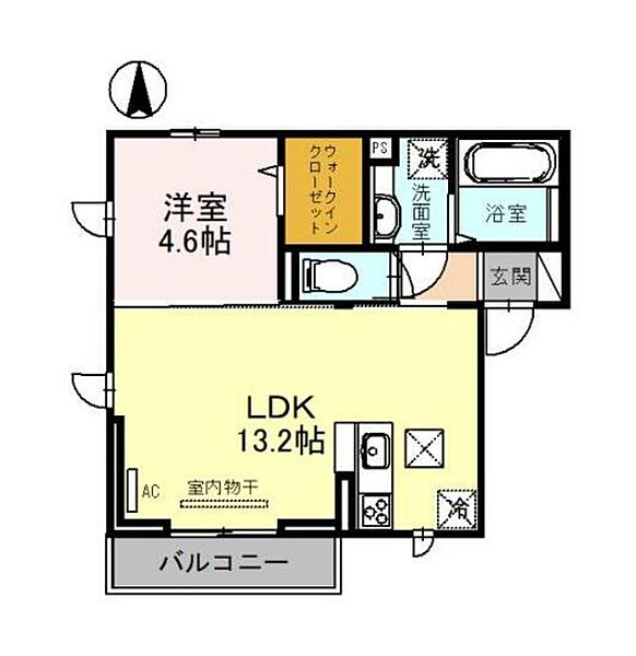 カザ　オリーブ　WEST ｜兵庫県揖保郡太子町竹広(賃貸アパート1LDK・2階・42.14㎡)の写真 その2