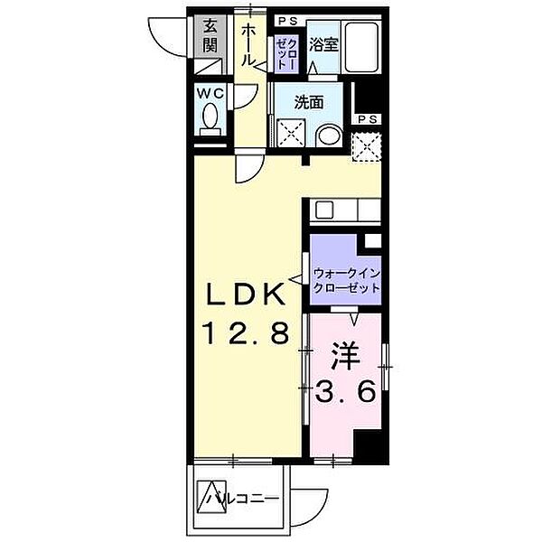 兵庫県尼崎市稲葉荘１丁目(賃貸マンション1LDK・1階・43.52㎡)の写真 その2