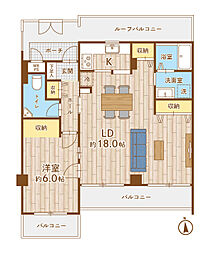 間取図画像 1LDK