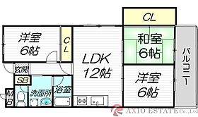 ハイツスリーオーク  ｜ 大阪府大阪市淀川区宮原2丁目1-30（賃貸マンション3LDK・11階・67.59㎡） その2