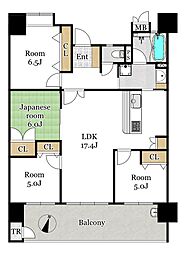 アルフィーネ平野町 4LDKの間取図画像