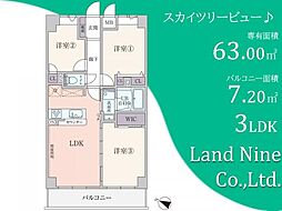 間取図画像 3LDK