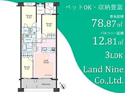 コルティーレ山手町フロントエステート 3LDKの間取図画像