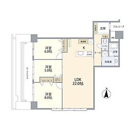 間取図画像 3LDK