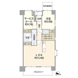 リブモール小石川 1SLDKの間取図画像