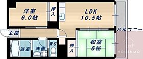 ハイツガーデニア  ｜ 大阪府吹田市泉町5丁目（賃貸マンション2LDK・5階・51.15㎡） その2