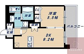 Luxe新大阪II 908 ｜ 大阪府大阪市淀川区西宮原1丁目（賃貸マンション1LDK・9階・36.48㎡） その2