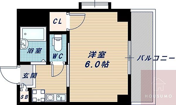 コリーヌ千里 ｜大阪府吹田市上山手町(賃貸マンション1K・1階・20.00㎡)の写真 その2