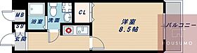 第2クリスタルハイム新大阪  ｜ 大阪府大阪市淀川区西宮原2丁目（賃貸マンション1K・4階・25.84㎡） その2