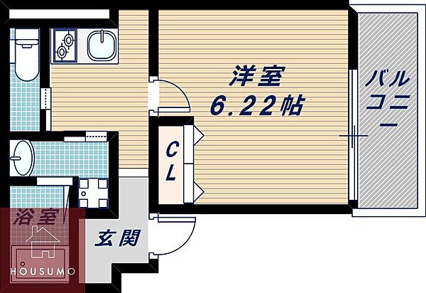 KTIレジデンス吹田 201｜大阪府吹田市内本町1丁目(賃貸アパート1K・2階・25.15㎡)の写真 その2