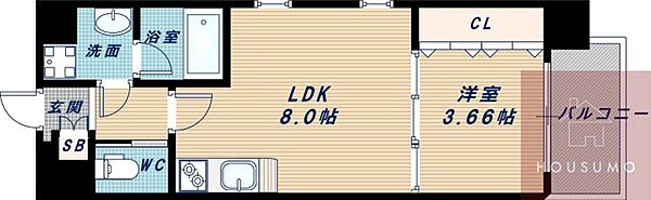 プレジオ新大阪 ｜大阪府大阪市淀川区西宮原1丁目(賃貸マンション1LDK・5階・29.14㎡)の写真 その2