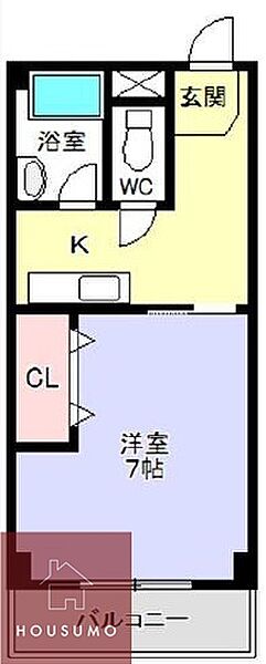 マンションFuji 205｜大阪府大阪市淀川区西中島5丁目(賃貸マンション1K・2階・25.80㎡)の写真 その2