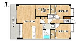 間取図画像 2SLDK