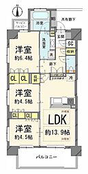 間取図画像 3LDK
