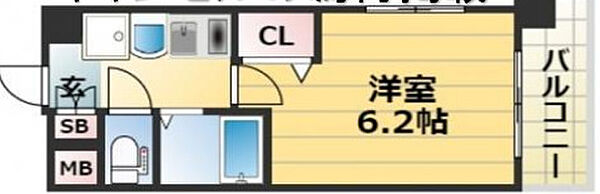 エステムコート神戸ハーバーランド前3コスタリティ 601｜兵庫県神戸市中央区東川崎町7丁目(賃貸マンション1K・6階・18.90㎡)の写真 その2