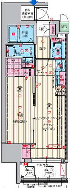 ファーストフィオーレ神戸ハーバーランド 1001｜兵庫県神戸市中央区元町通7丁目(賃貸マンション1LDK・10階・35.61㎡)の写真 その2