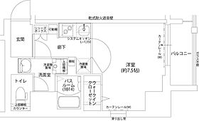 レジデンス神戸ウィステリアパーク 803 ｜ 兵庫県神戸市兵庫区本町1丁目3-15（賃貸マンション1K・8階・27.05㎡） その2