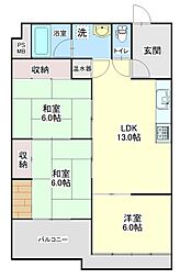 間取図画像 3LDK