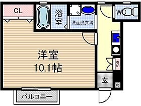 ヴィヴァン  ｜ 大阪府茨木市上野町（賃貸アパート1K・1階・28.50㎡） その2