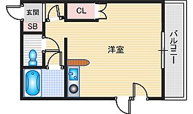 ビスタ千里丘V  ｜ 大阪府茨木市蔵垣内2丁目（賃貸マンション1R・1階・19.00㎡） その2