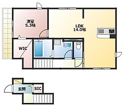 大阪府高槻市塚原4丁目（賃貸アパート1LDK・2階・54.40㎡） その2