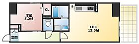 大阪府高槻市北園町（賃貸マンション1LDK・9階・42.12㎡） その2