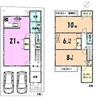 鳥飼下2丁目戸建貸家  ｜ 大阪府摂津市鳥飼下2丁目（賃貸一戸建3LDK・1階・113.40㎡） その2