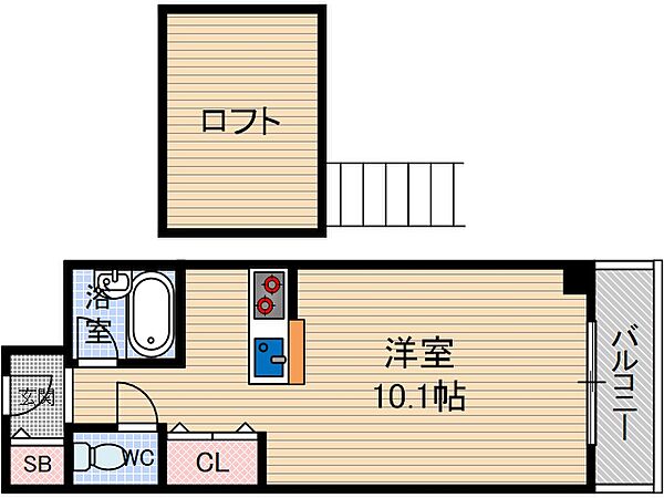 グリーンハイツ豊川I ｜大阪府茨木市豊川5丁目(賃貸マンション1K・3階・25.00㎡)の写真 その2