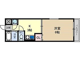 沢良宜レジデンス  ｜ 大阪府茨木市沢良宜西3丁目（賃貸マンション1K・2階・24.30㎡） その2